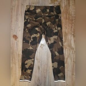 Athleta Women's Camouflage Leggings - Brown and Tan